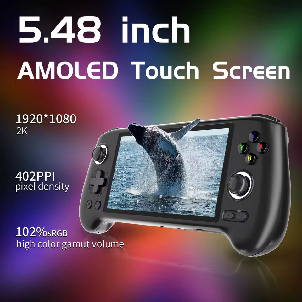 Anbernic RG556 – Consola retro AMOLED y joystick Hall