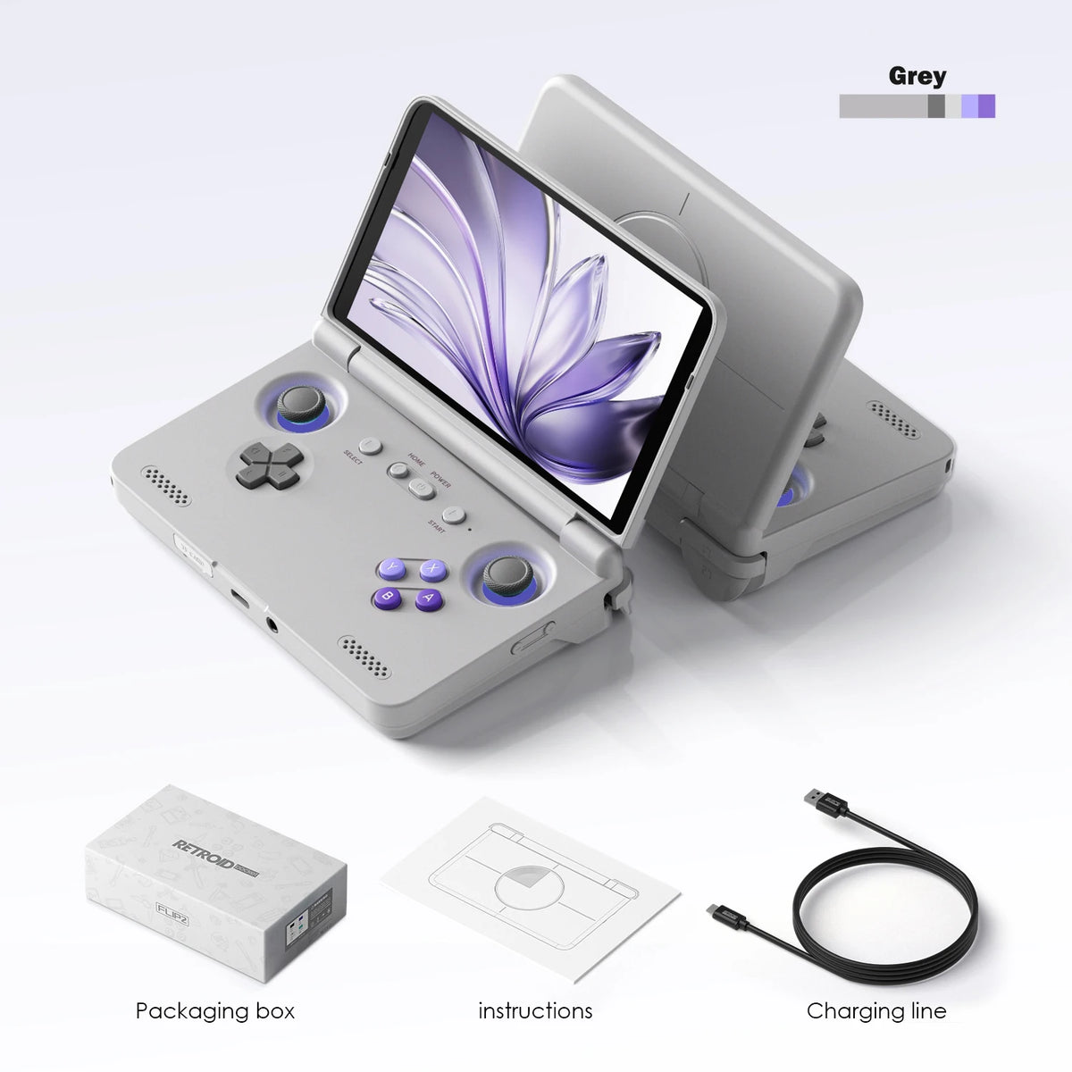 Retroid Pocket Flip 2 – Videoconsola portátil retro AMOLED