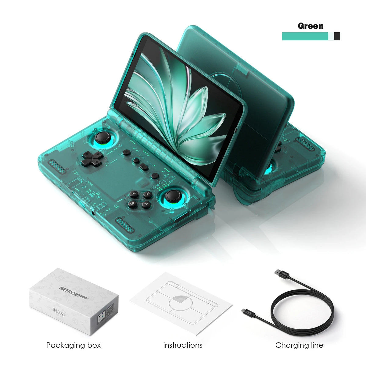 Retroid Pocket Flip 2 – Videoconsola portátil retro AMOLED