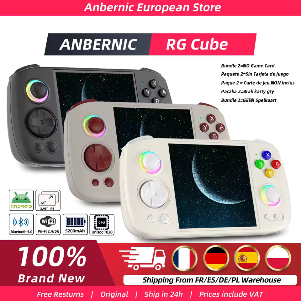 ANBERNIC RG Cube – Consola retro portátil 5200mAh