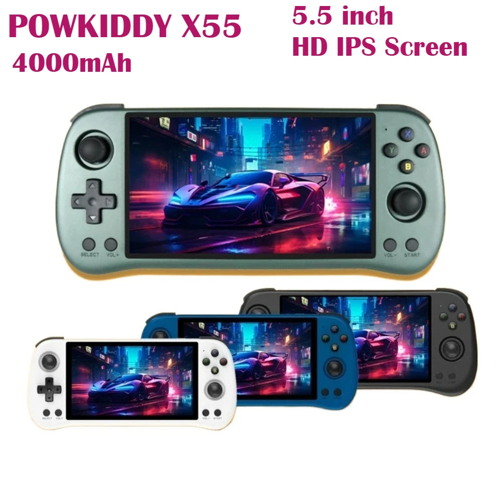 Powkiddy X55 – Consola portátil retro HD