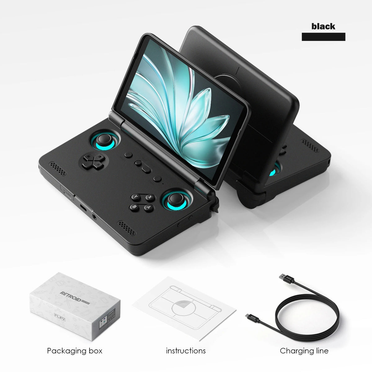 Retroid Pocket Flip 2 – Videoconsola portátil retro AMOLED