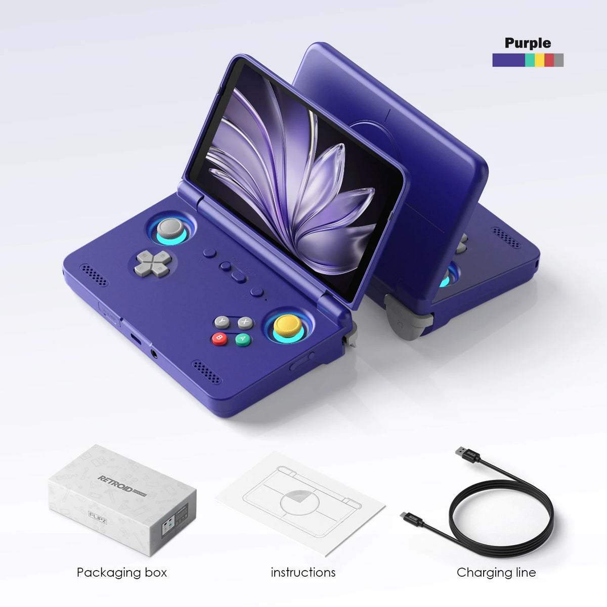 Retroid Pocket Flip 2 – Videoconsola portátil retro AMOLED